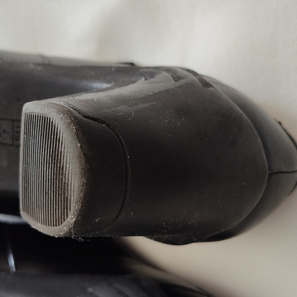 Aerosoles Shoes Booties Size 7 "Backsaw" Memory Foam Black 2.5" Heel Comfy - Picture 8 of 13